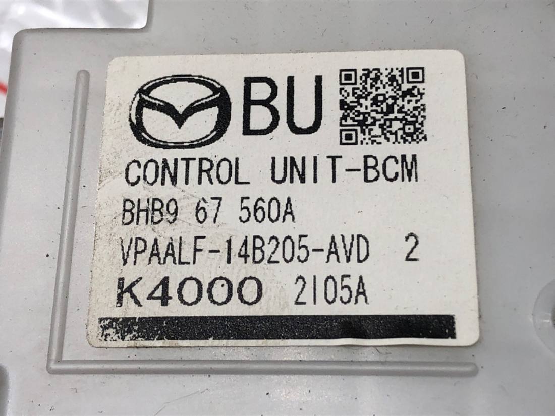 Блок керування модуль Mazda 3 VPAALF-14B205-AVD — фото деталі 4