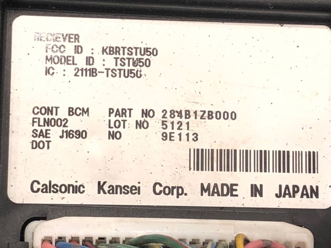 Блок керування модуль Nissan Altima 284B0ZB700 — фото деталі 4