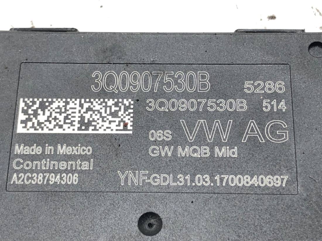 Блок керування модуль Volkswagen Golf 7 3Q0907530B — фото деталі 4