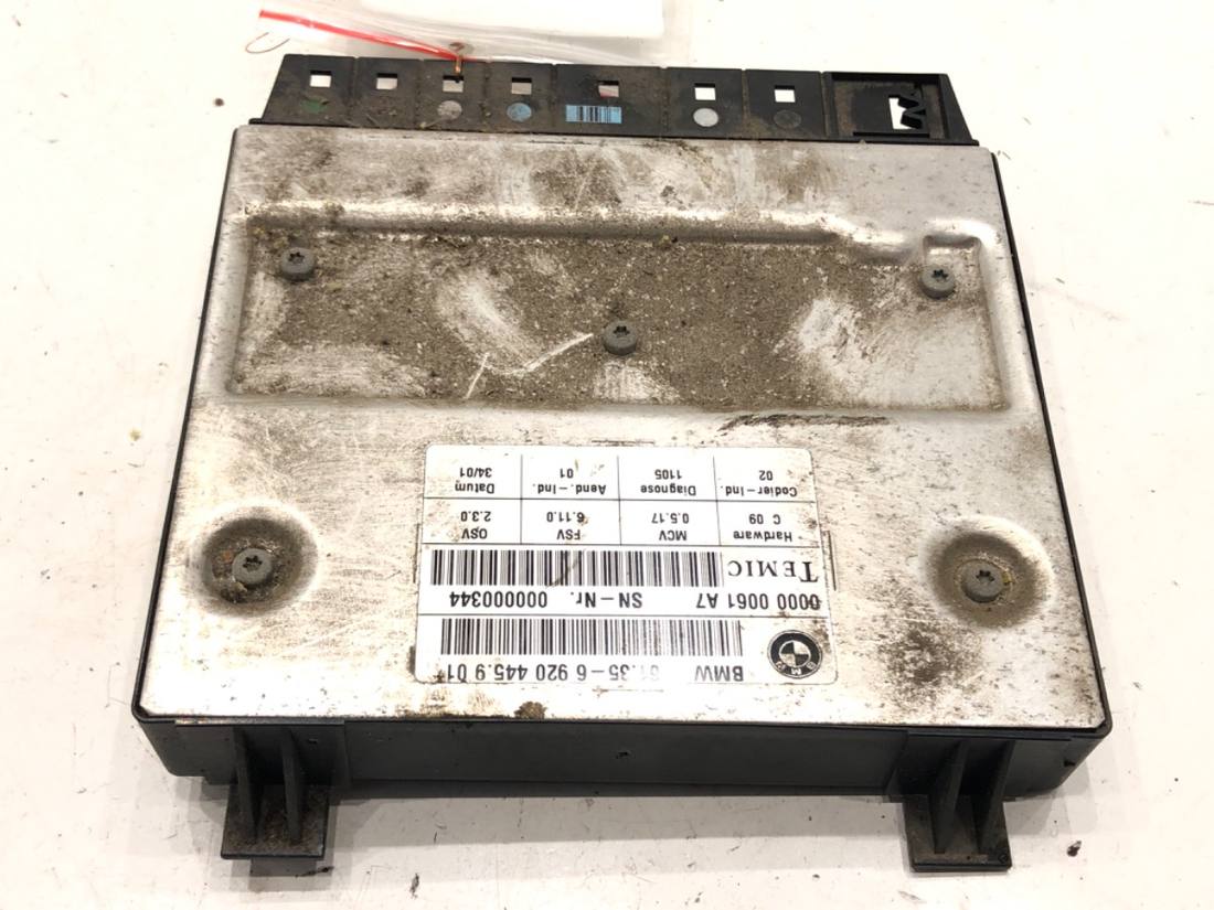 Блок керування модуль BMW 7 E65 6920445 — фото деталі 2