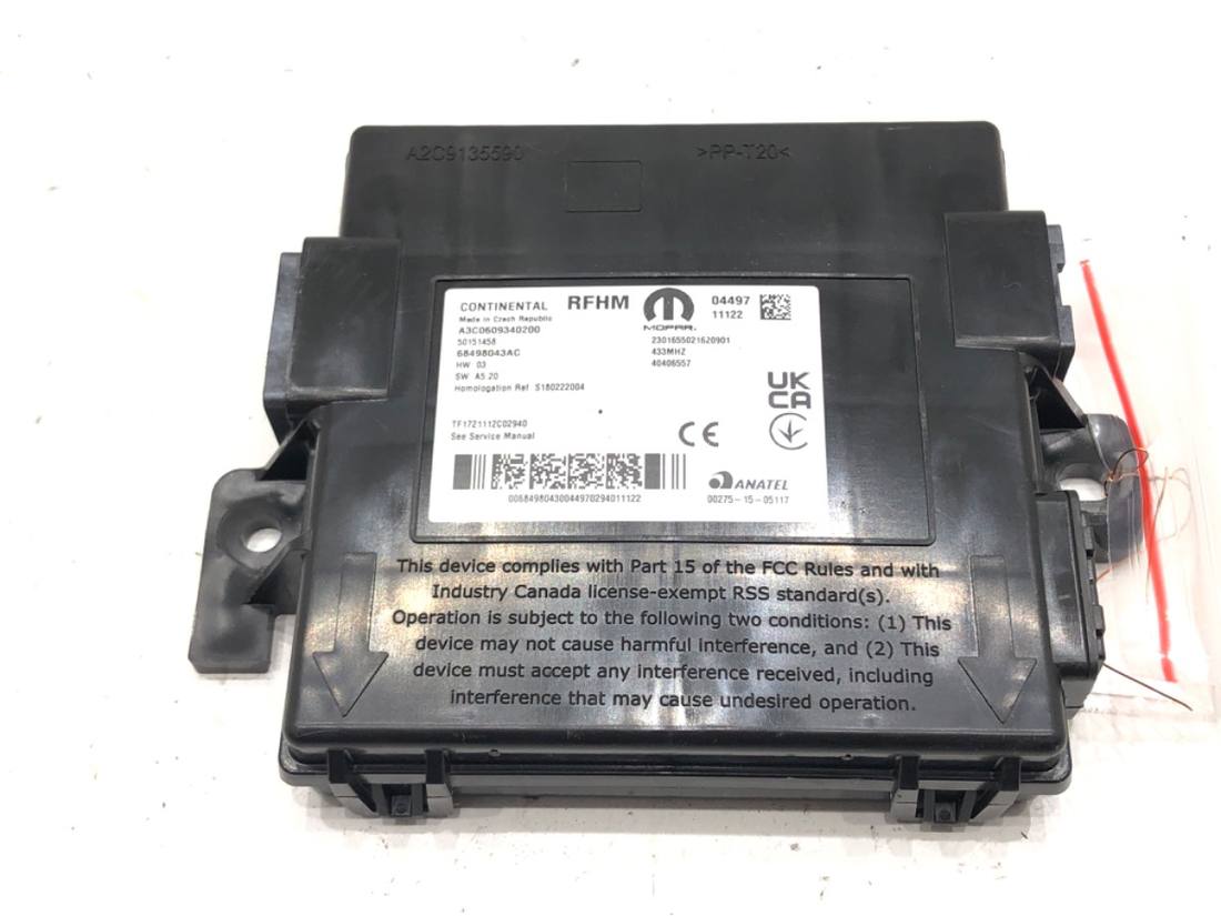 Блок керування модуль Jeep Compass 68498043AC