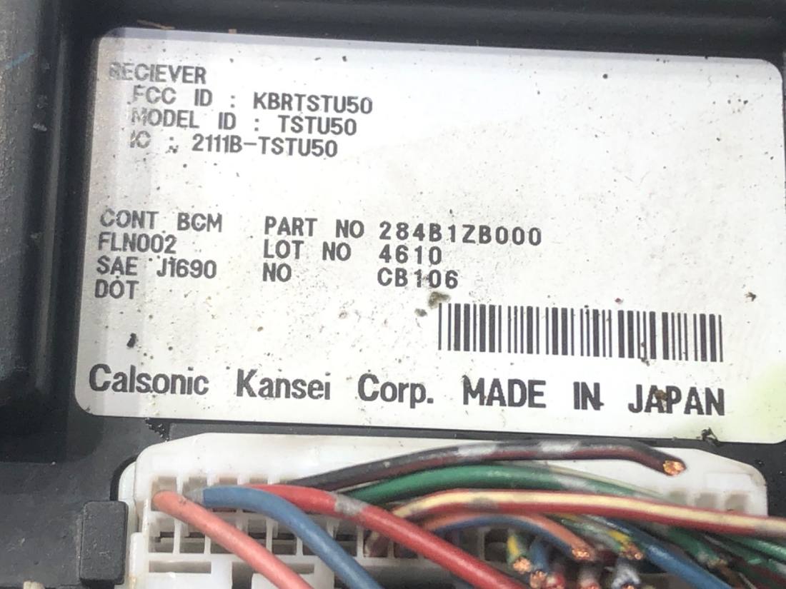 Блок керування модуль Nissan Altima 284B1ZB000 — фото деталі 4
