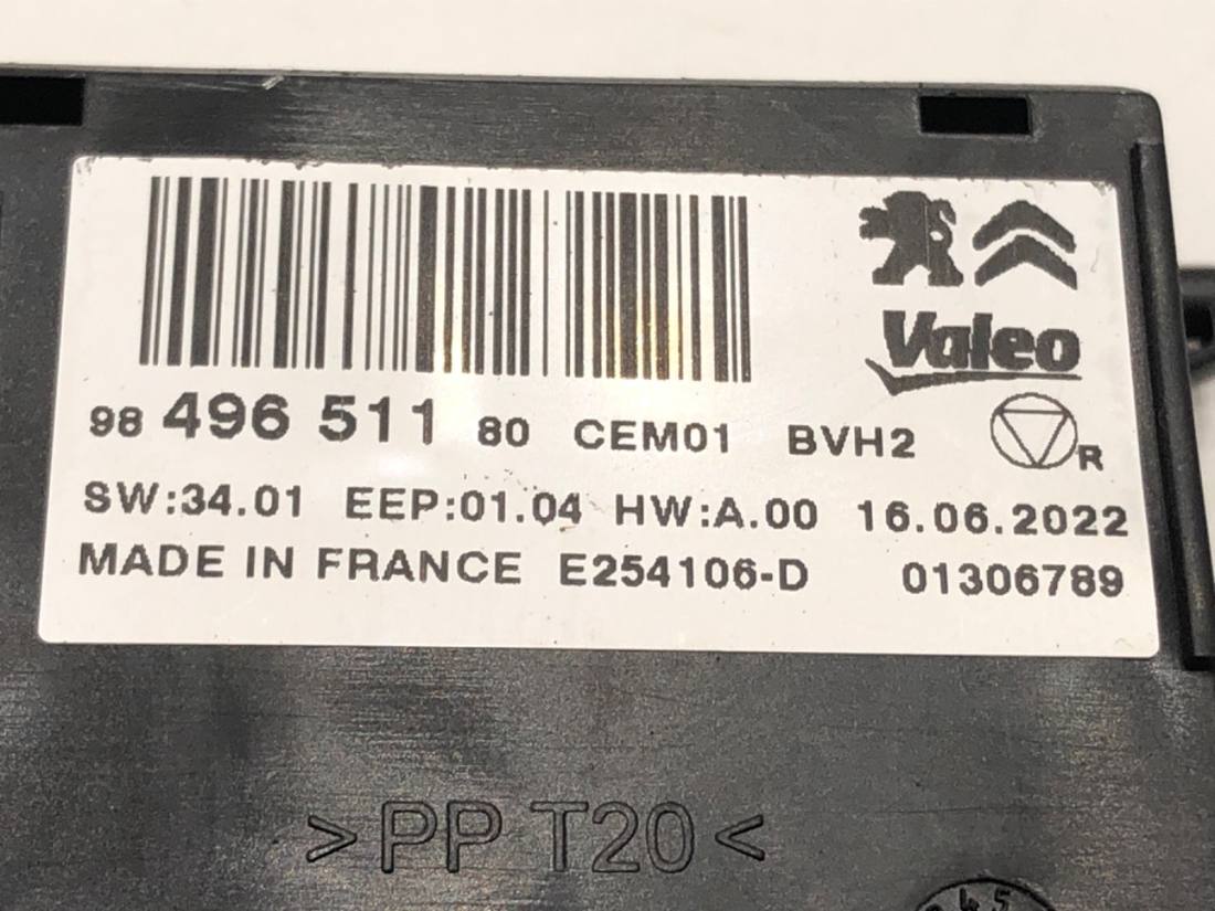 Блок керування модуль Toyota Proace City 9849651180 — фото деталі 4