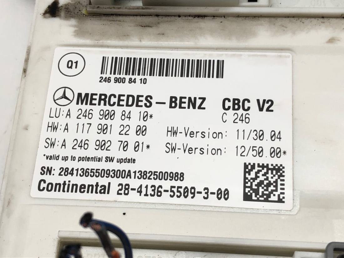Блок керування модуль Mercedes B W246 A2469008410 — фото деталі 3