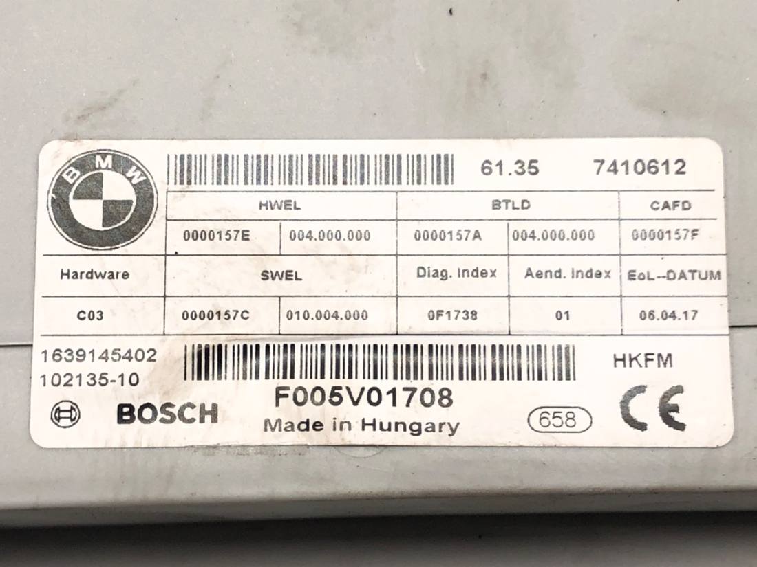 Блок керування модуль BMW 3 F34 7410612 — фото деталі 4