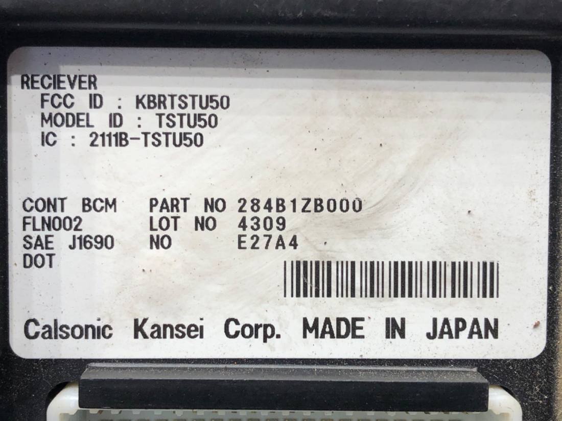 Блок керування модуль Nissan Altima 284B1ZB000 — фото деталі 5