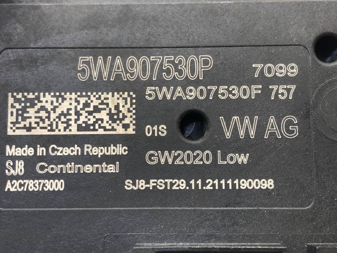 Блок керування модуль Skoda Octavia 4 5WA907530P — фото деталі 4
