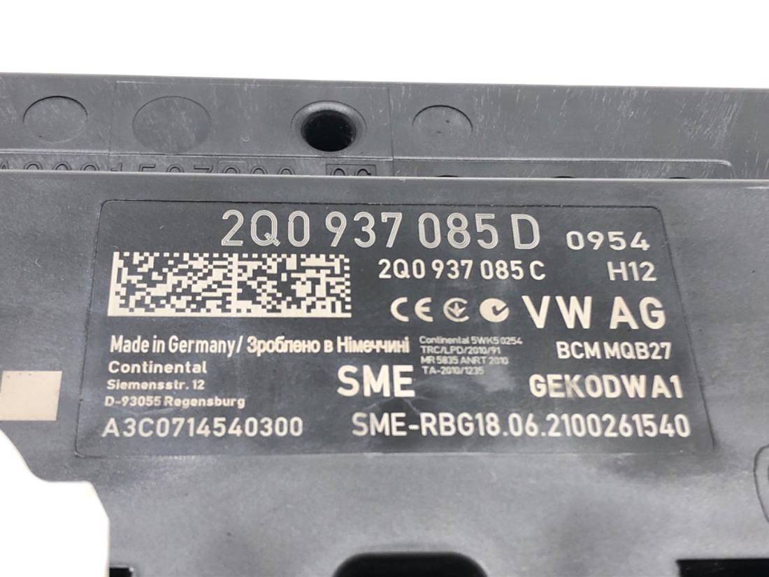 Блок керування модуль Skoda Fabia 3 2Q0937085D — фото деталі 4