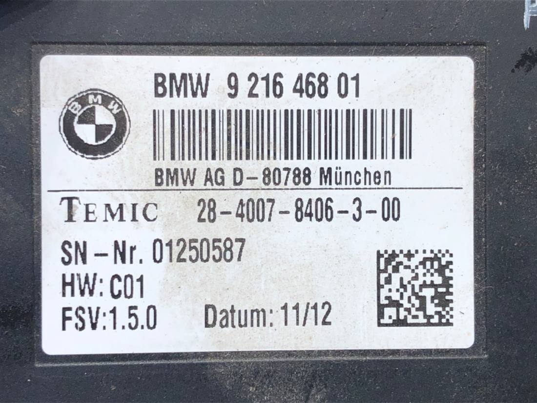 Блок керування модуль BMW 5 F10 9216468 — фото деталі 4