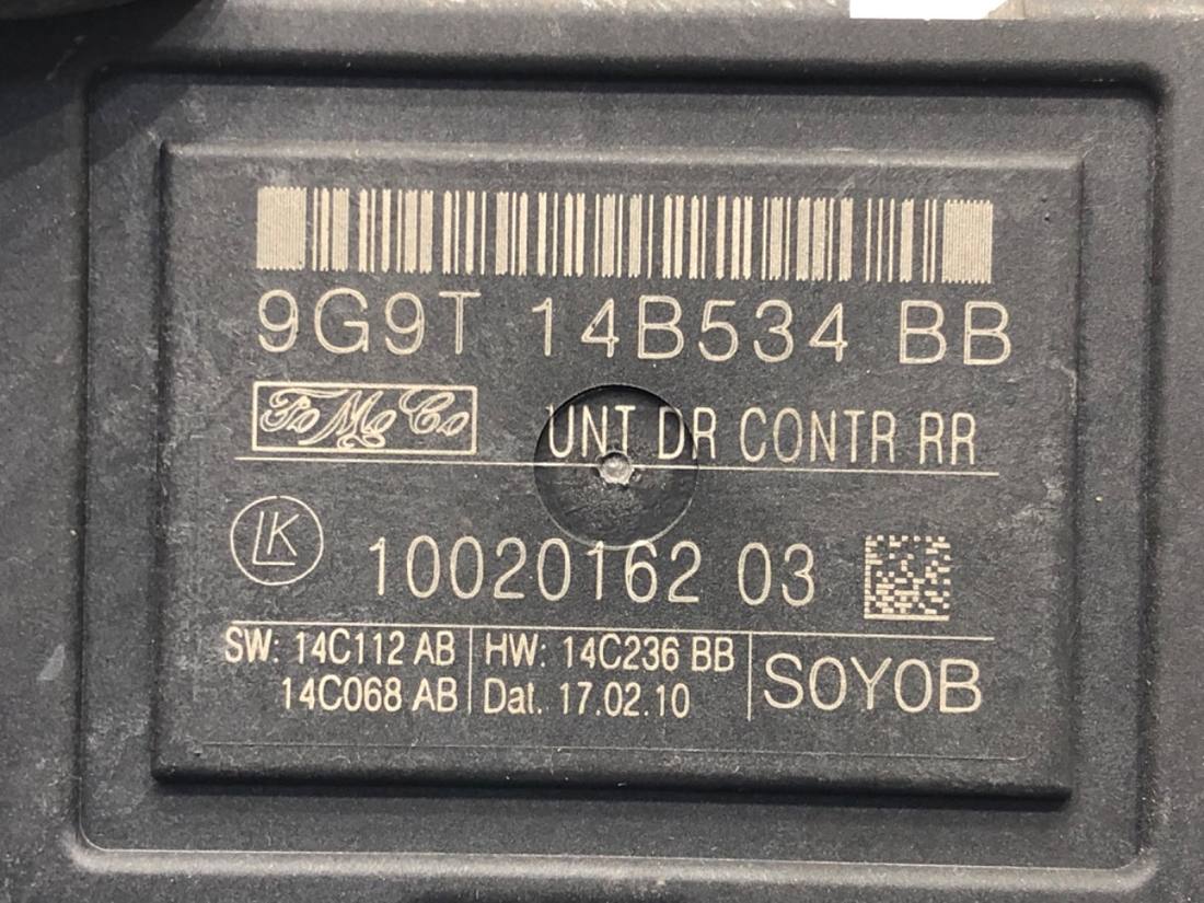 Блок керування модуль Ford Mondeo 9G9T-14B534-BB — фото деталі 4