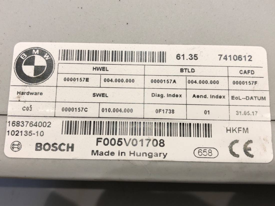 Блок керування модуль BMW 3 F34 7410612 — фото деталі 4