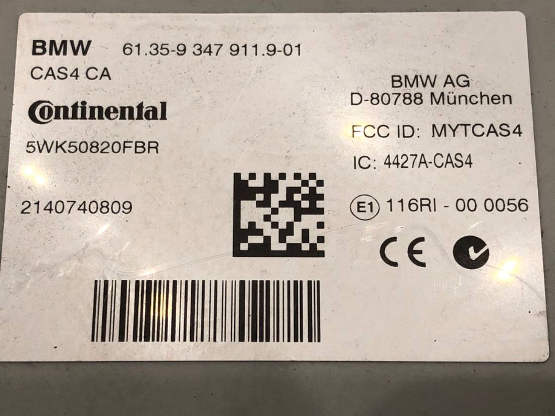 Блок керування модуль BMW 5 F10 9347911 — фото деталі 4