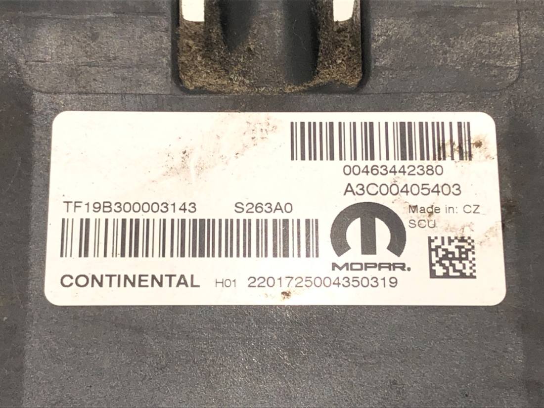 Блок управления модуль Fiat Doblo 00463442380 — фото детали 3
