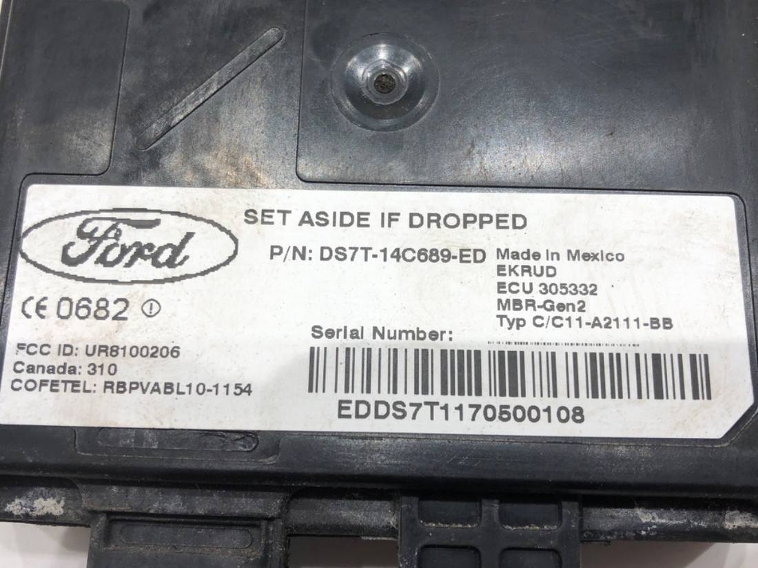 Блок керування модуль Ford Mondeo DS7T-14C689-ED — фото деталі 5
