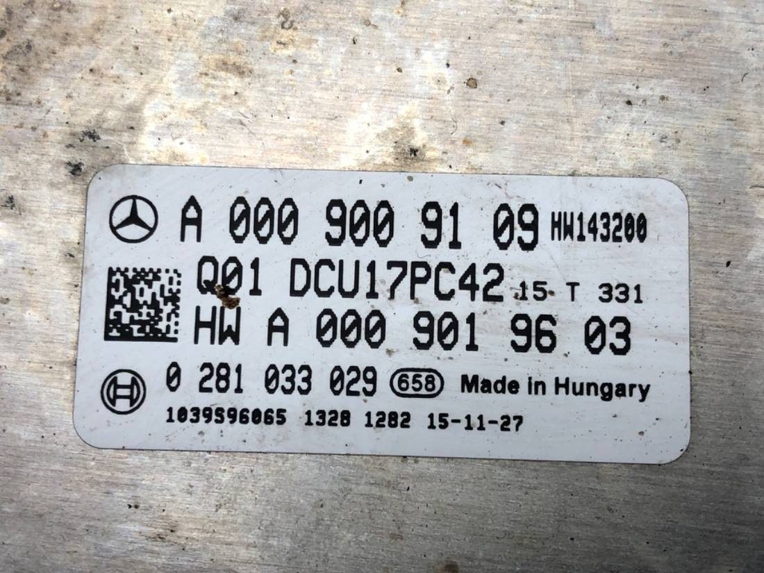 Блок управления модуль Mercedes E W212 A0009009109 — фото детали 4