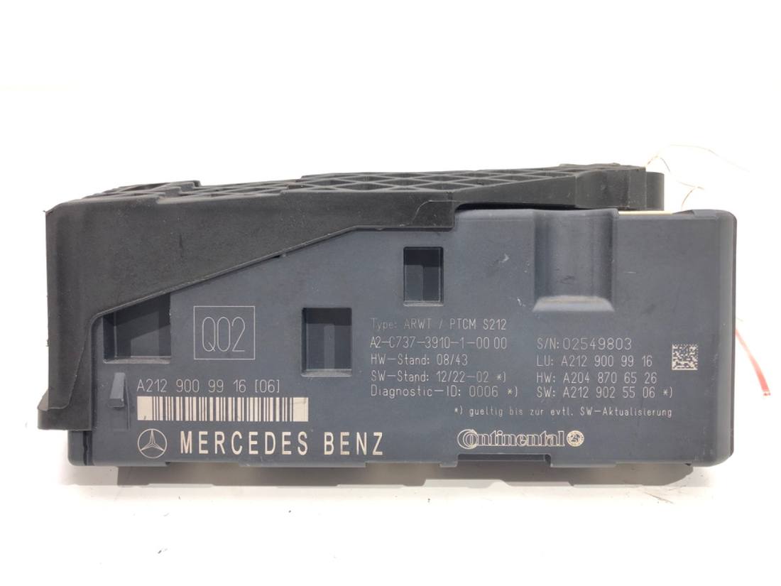 Блок керування модуль Mercedes E W212 A2129009916