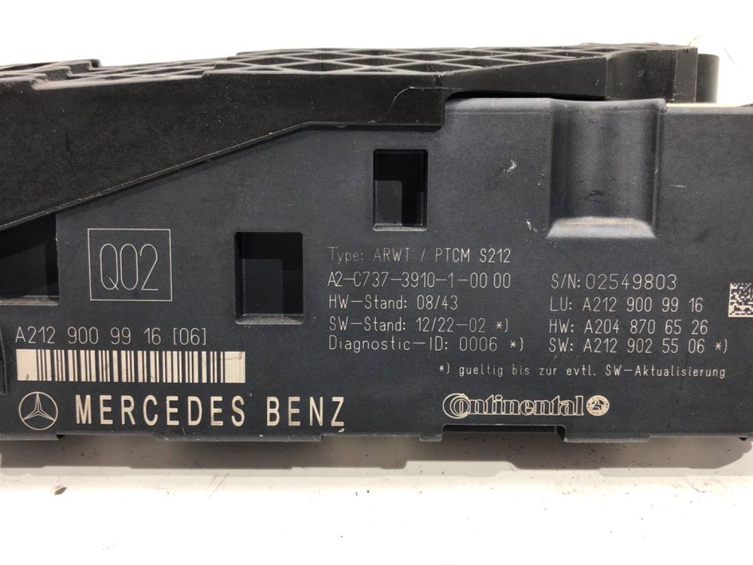 Блок керування модуль Mercedes E W212 A2129009916 — фото деталі 5