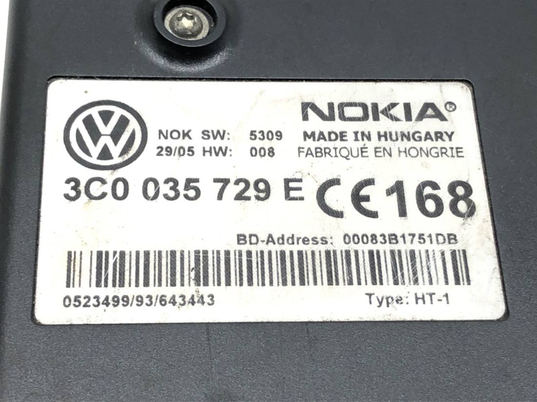 Блок керування модуль Volkswagen Passat B6 3C0035729E — фото деталі 3