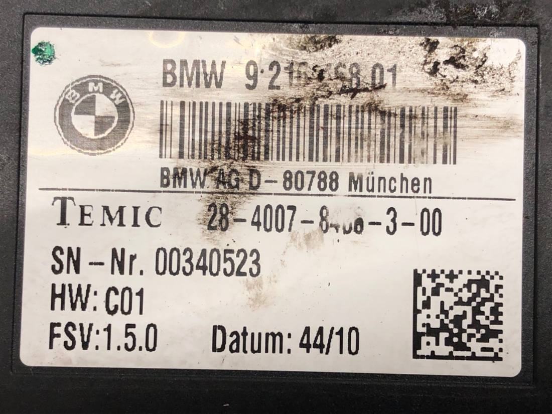 Блок керування модуль BMW 7 F01 9216468 — фото деталі 4
