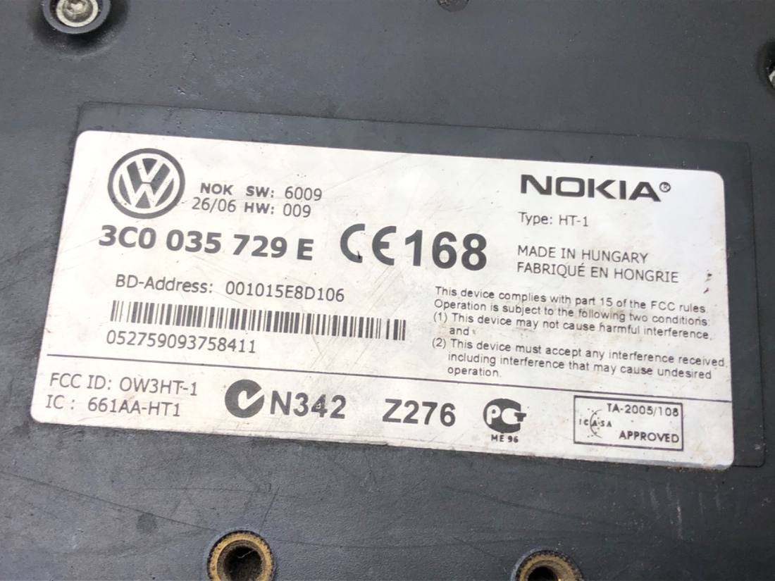 Блок керування модуль Volkswagen Passat B6 3C0035729E — фото деталі 3