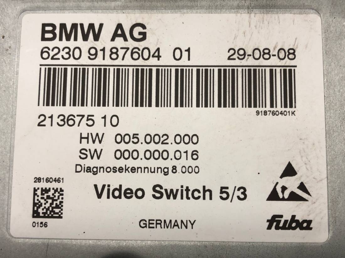 Блок управления модуль BMW 7 F01 9187604 — фото детали 4