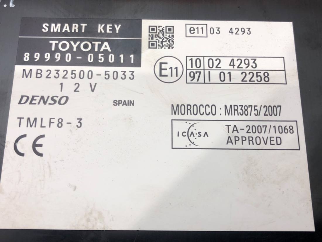 Блок керування модуль Toyota Avensis T27 89990-05011 — фото деталі 4