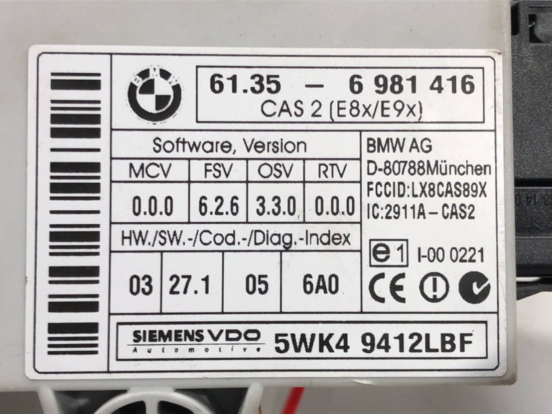 Блок керування модуль BMW 3 E90 6981416 — фото деталі 4