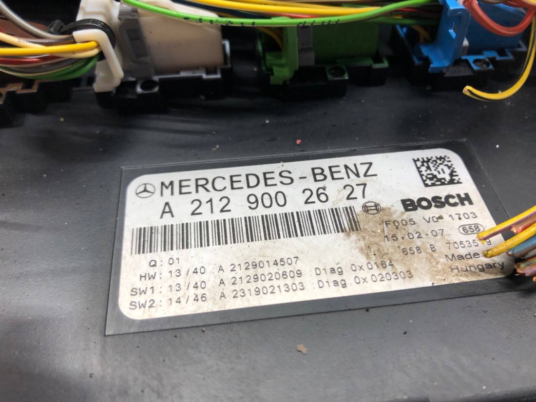 Блок керування модуль Mercedes E W212 A2129002627 — фото деталі 3
