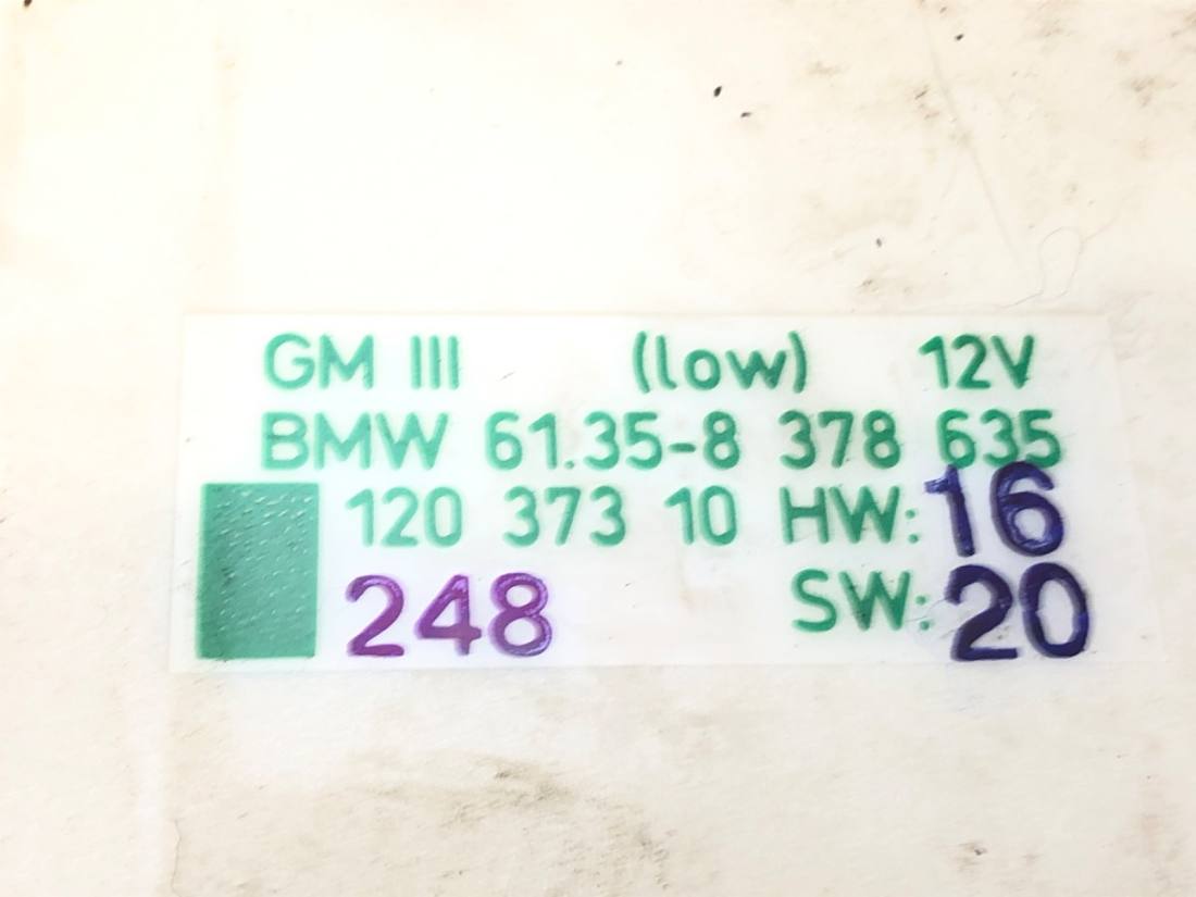 Блок керування модуль BMW 5 E39 8378635 — фото деталі 4