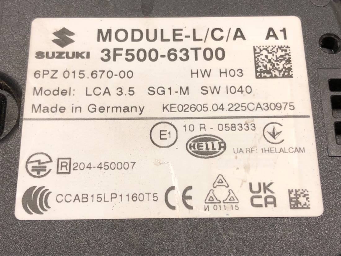 Блок управления модуль Suzuki Sx4 3F500-63T00 — фото детали 4