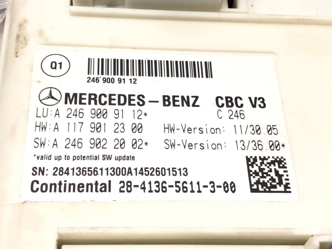 Блок керування модуль Mercedes CLA C118 A2469009112 — фото деталі 4