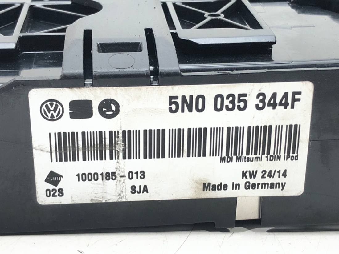 Блок керування модуль Volkswagen Touran 5N0035344F — фото деталі 4