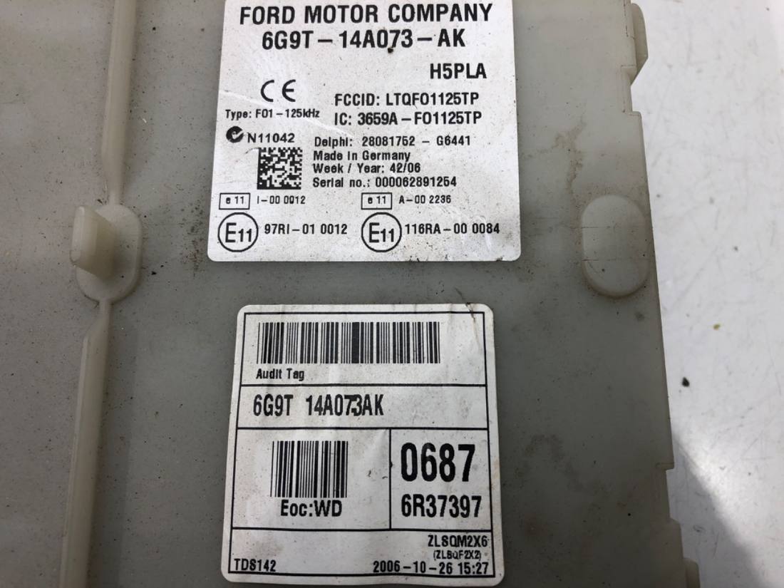 Блок керування модуль Ford S-max 6G9T-14A073-AK — фото деталі 5