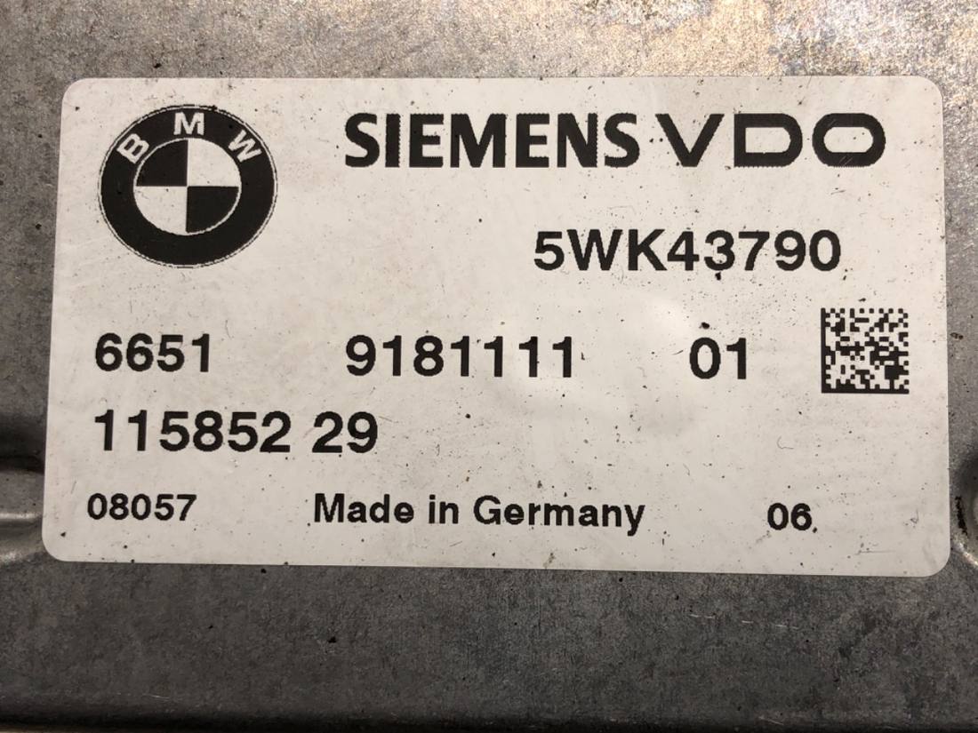 Блок керування модуль BMW 5 E60 9181111 — фото деталі 5