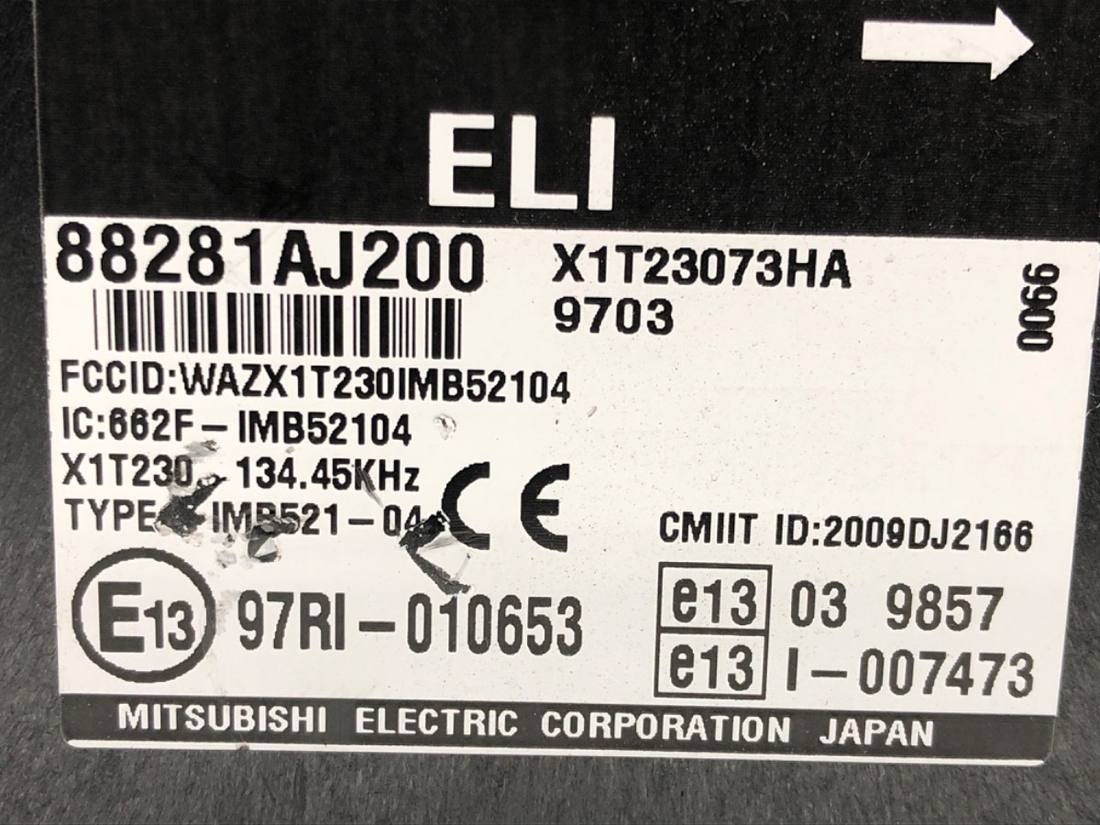 Блок керування модуль Subaru Legacy 88281AJ200 — фото деталі 5
