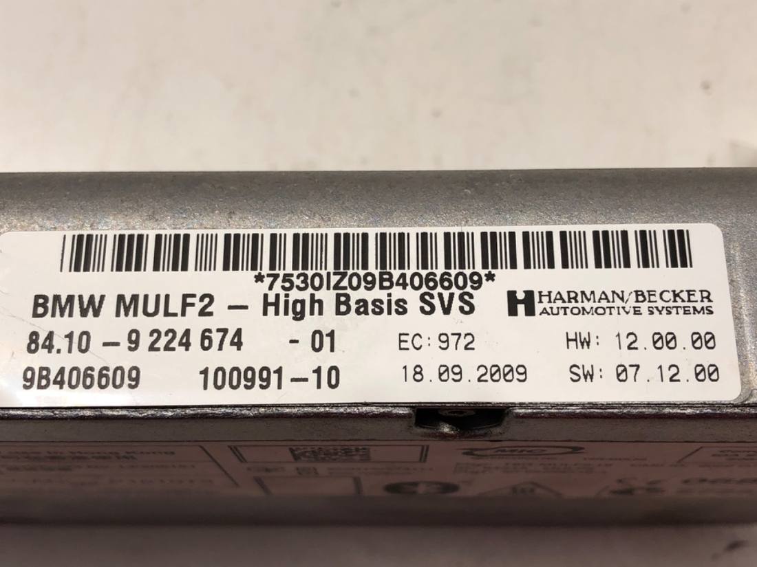 Блок керування модуль BMW 6 F06 9224674 — фото деталі 4