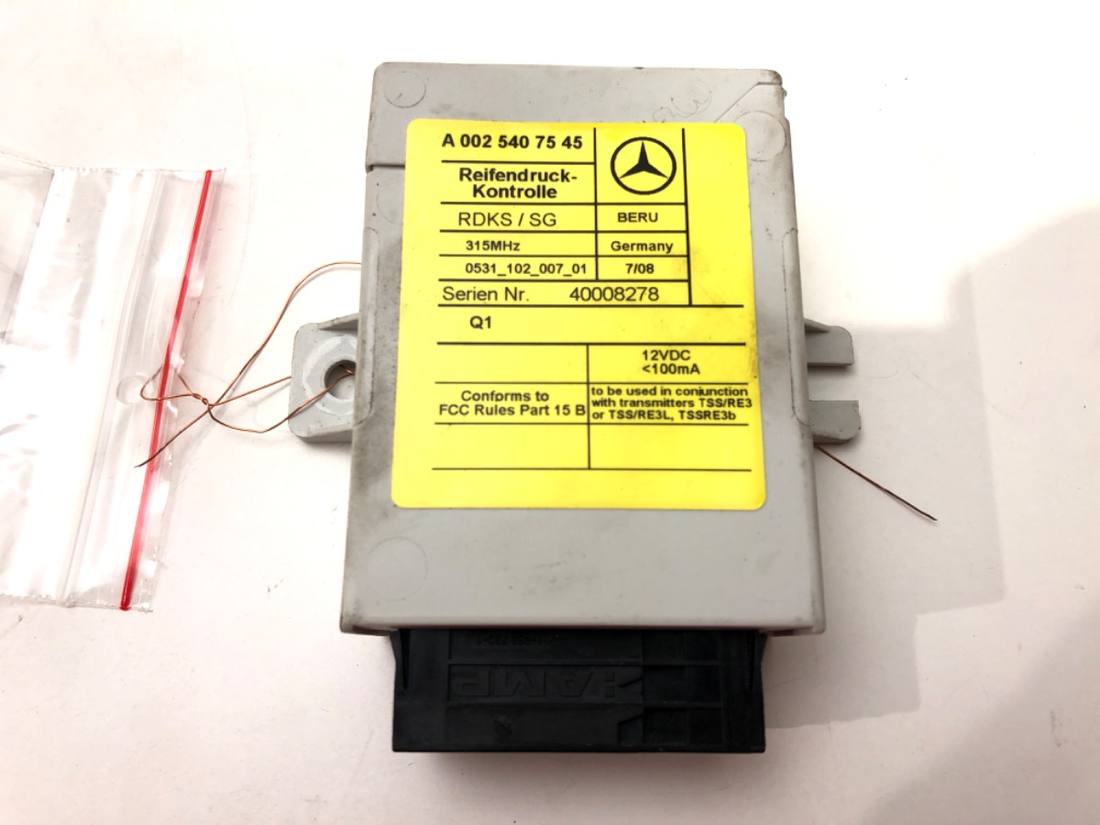 Блок керування модуль Mercedes S W221 A0025407545