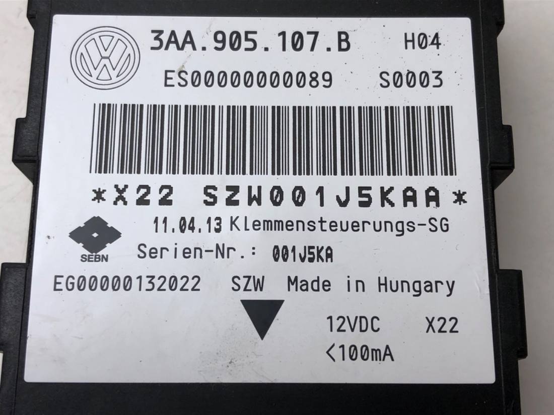 Блок керування модуль Volkswagen Passat CC 3AA905107B — фото деталі 4