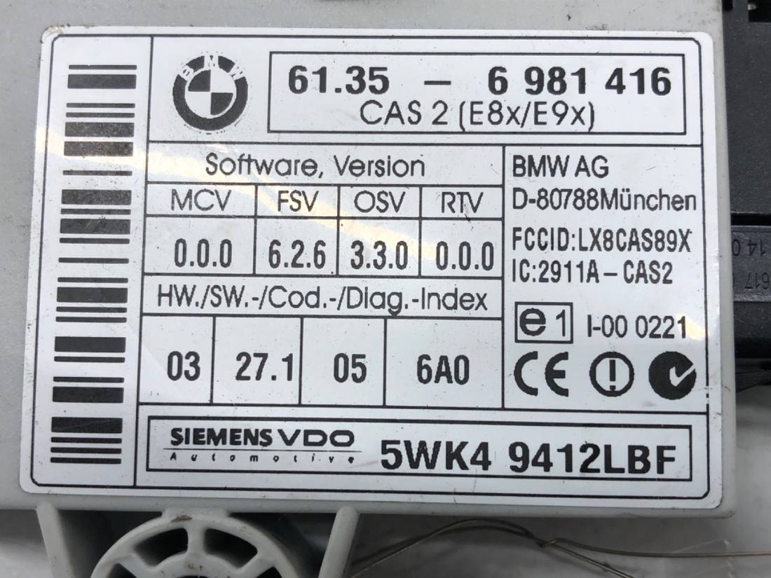 Блок керування модуль BMW 5 E60 6981416 — фото деталі 6