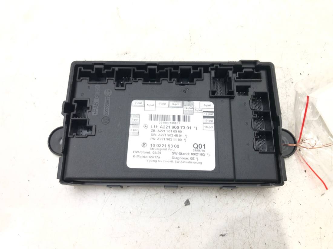 Блок керування модуль Mercedes S W221 A2219007301 — фото деталі 3