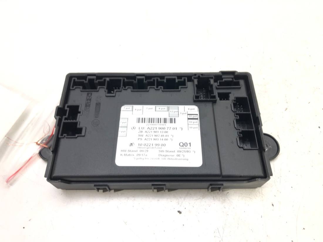 Блок керування модуль Mercedes S W221 A2219007701 — фото деталі 3