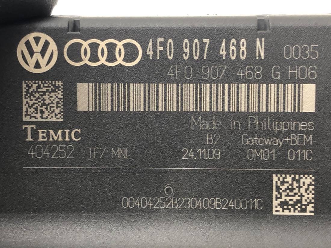 Блок керування модуль Audi A6 C6 4F0907468N — фото деталі 4