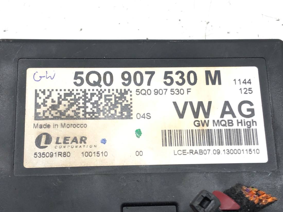 Блок керування модуль Volkswagen Golf 7 5Q0907530M — фото деталі 4