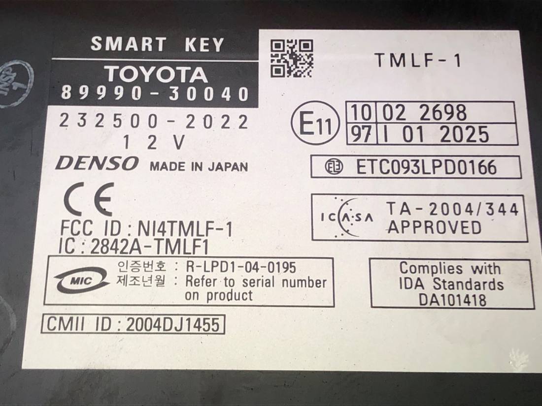 Блок управления модуль Lexus GS 89990-30040 — фото детали 4