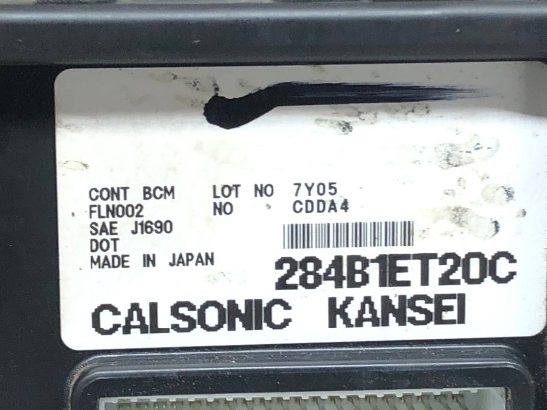 Блок керування модуль Nissan Sentra B15 284B1ET20C — фото деталі 3