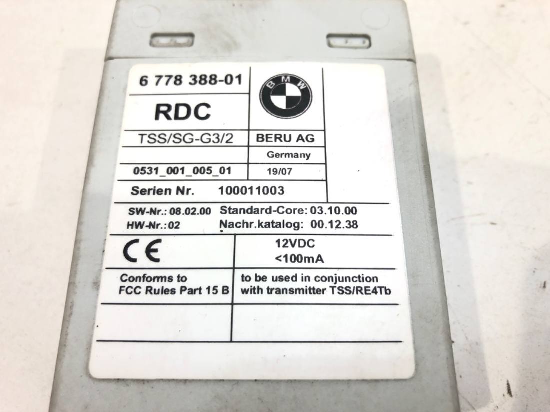 Блок керування модуль BMW 3 E90 6778388 — фото деталі 4