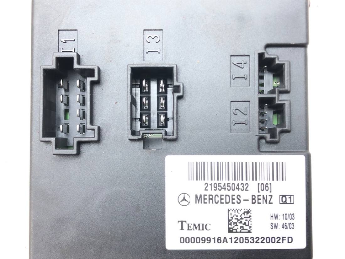 Блок управления модуль Mercedes CLS C219 2195450432 — фото детали 3