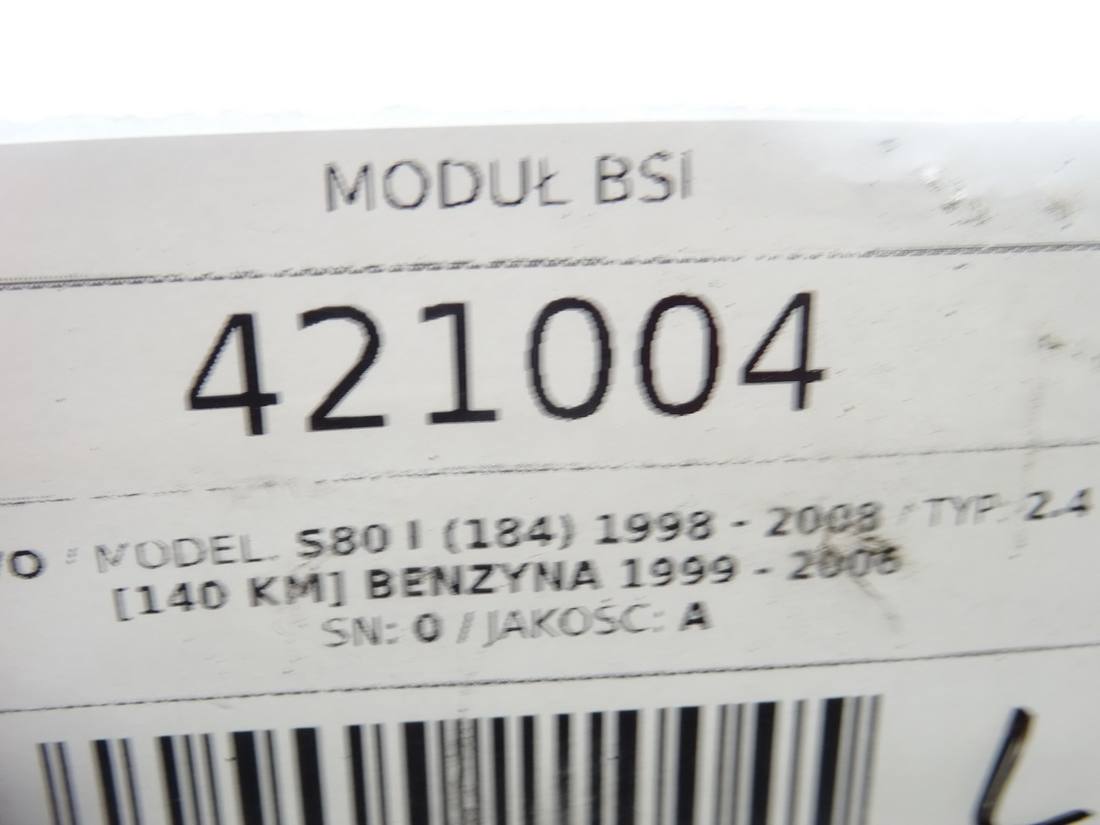 Блок управления модуль Volvo S80 9494210 — фото детали 5