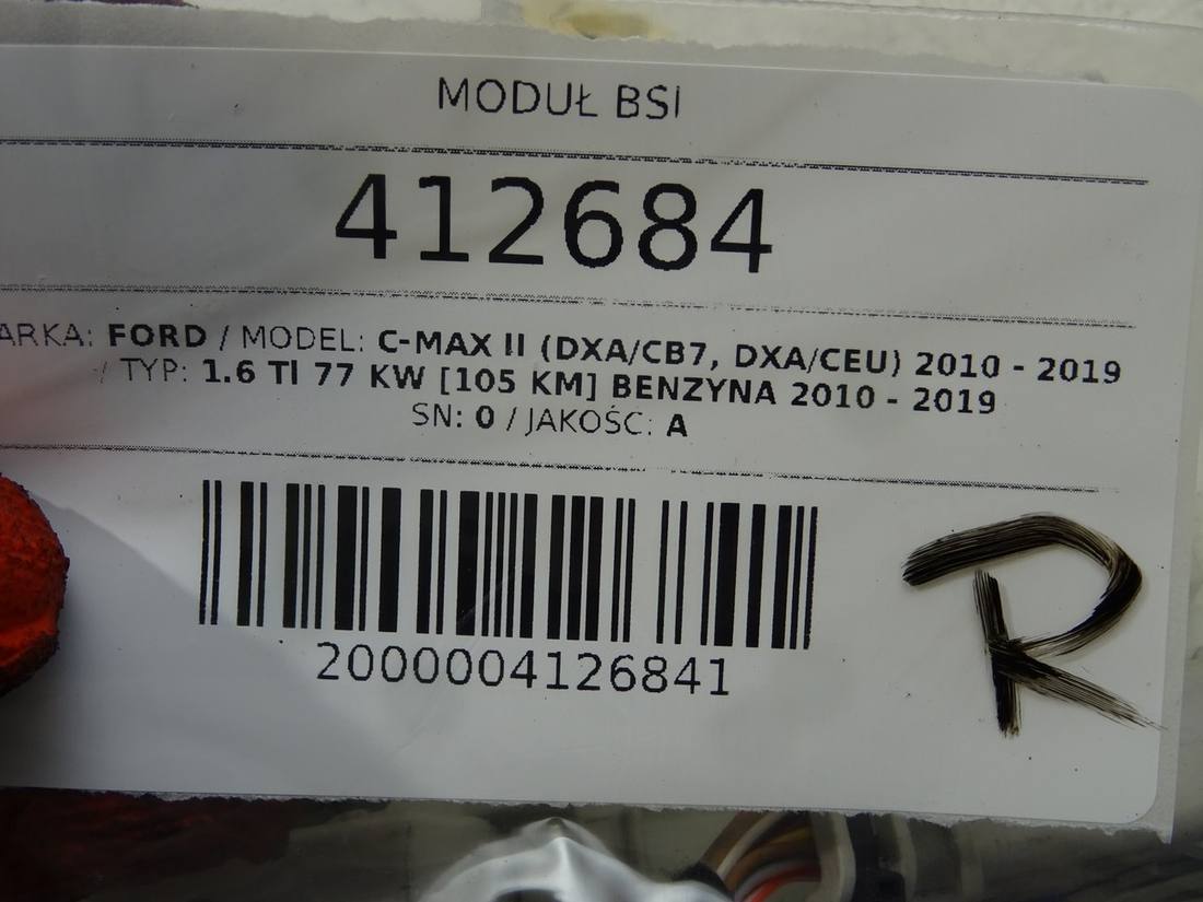 Блок керування модуль Ford C-Max F1FT-14A073-BB — фото деталі 6
