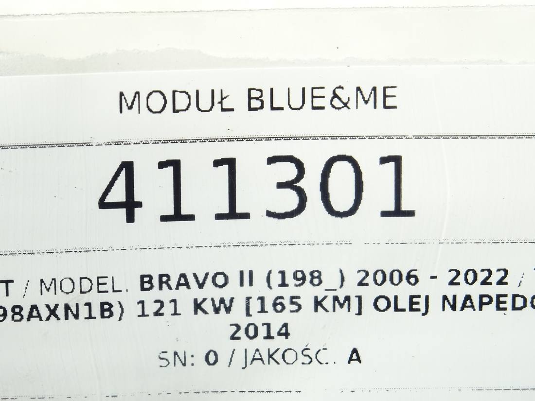Блок управления модуль Fiat Bravo 51865377 — фото детали 5